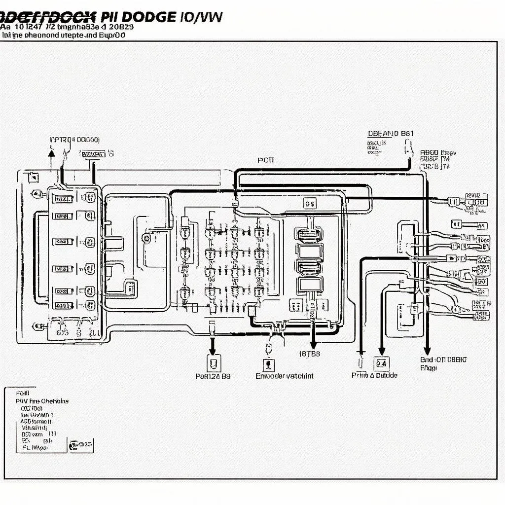 2001 Dodge Van OBD II Pinout Diagram