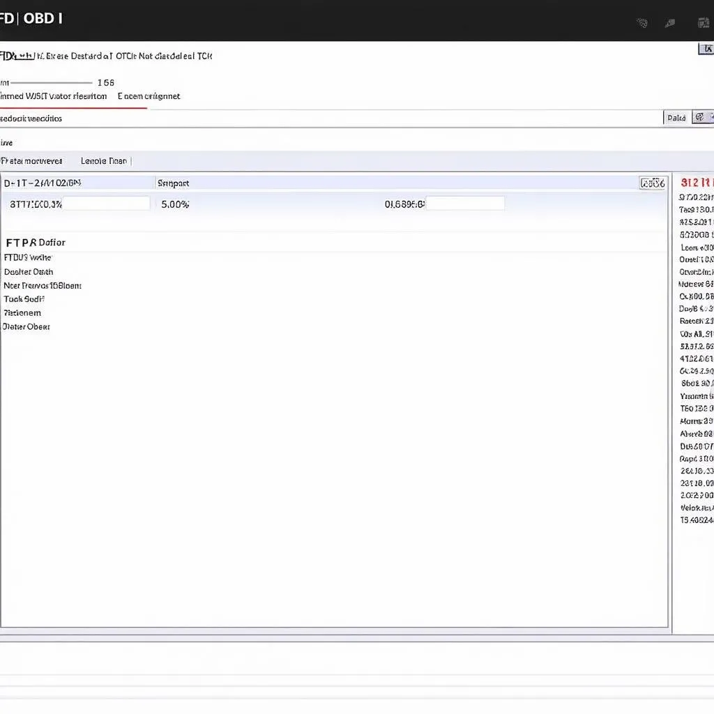 obd ii software interface