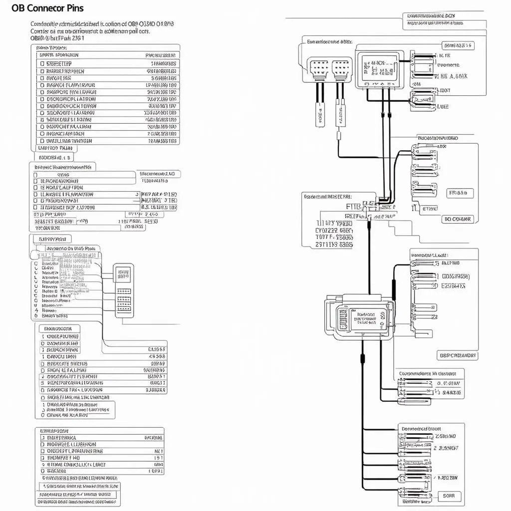 obd pin details diagram