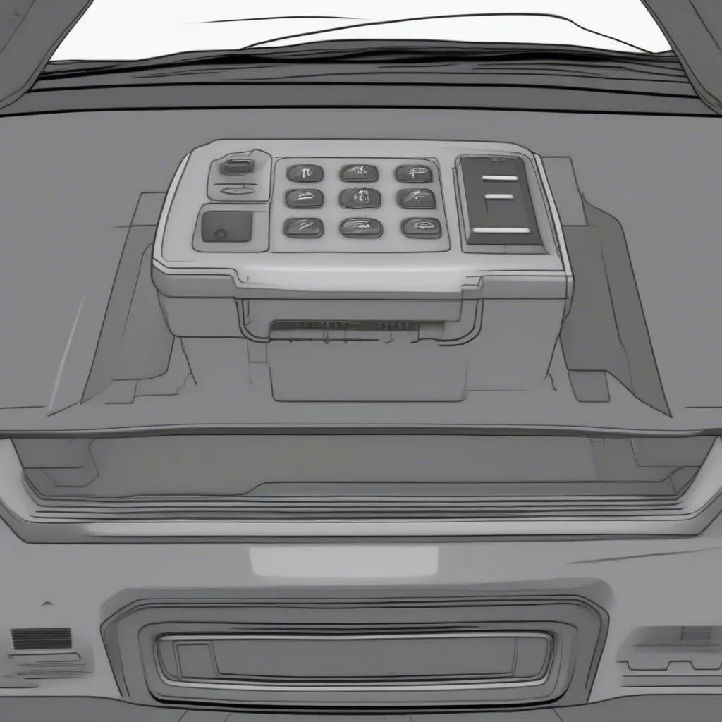 1997 Ford Thunderbird OBD port