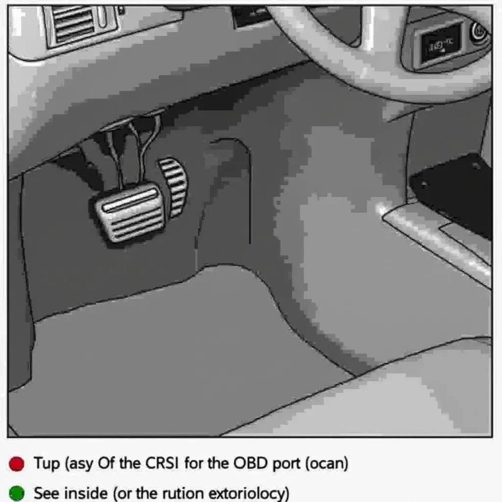 OBD port location on a 1999 Honda CRV