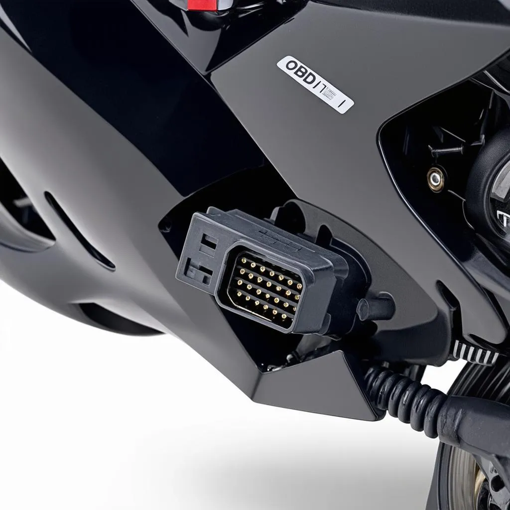 OBD port on a 2001 Honda CBR 600