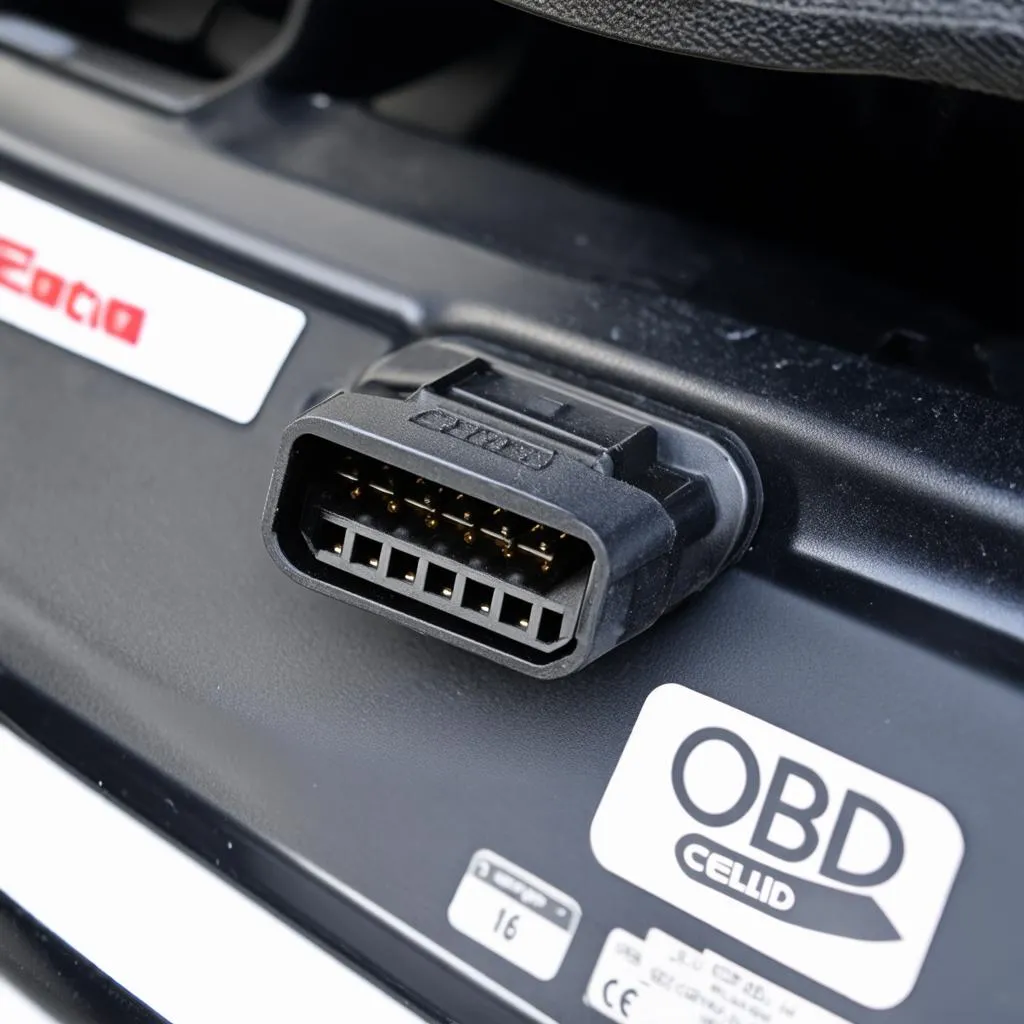 OBD Port on a Celica