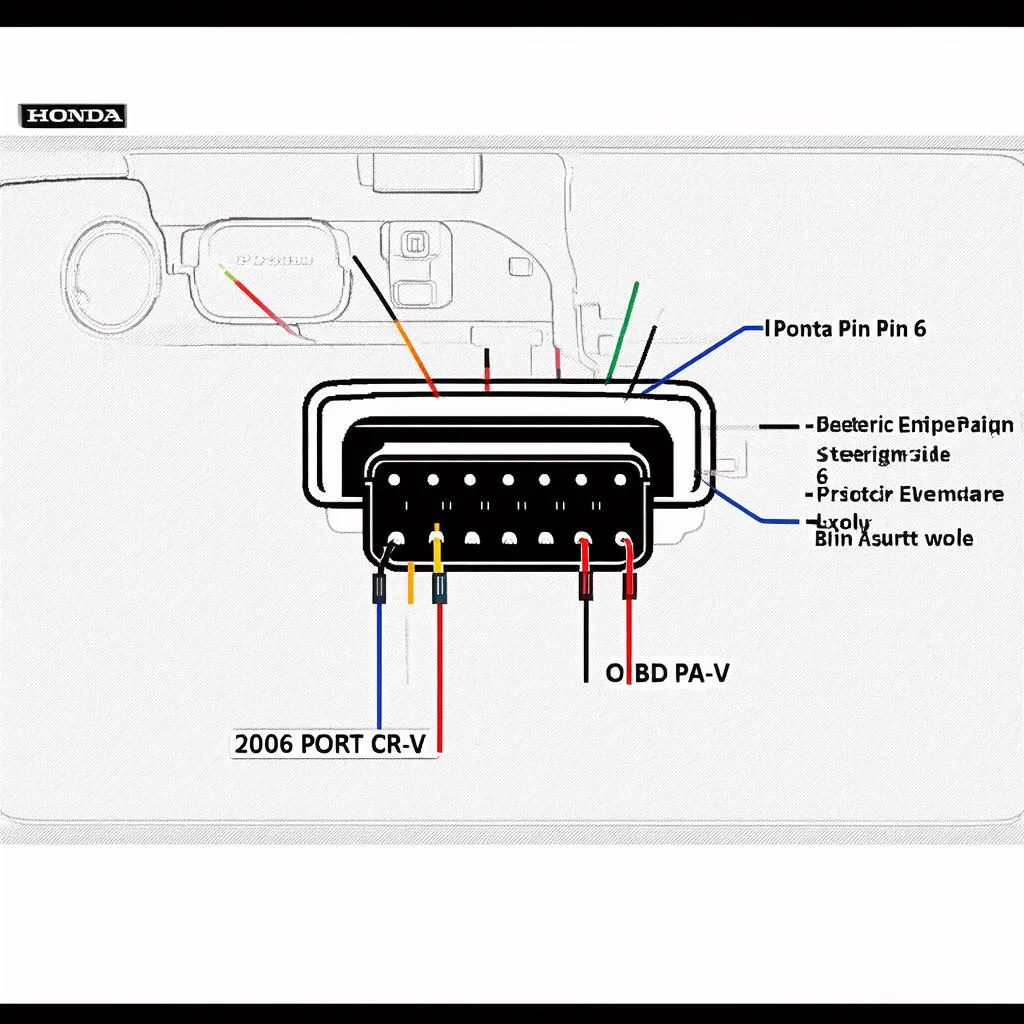 2006 honda crv obd port diagram