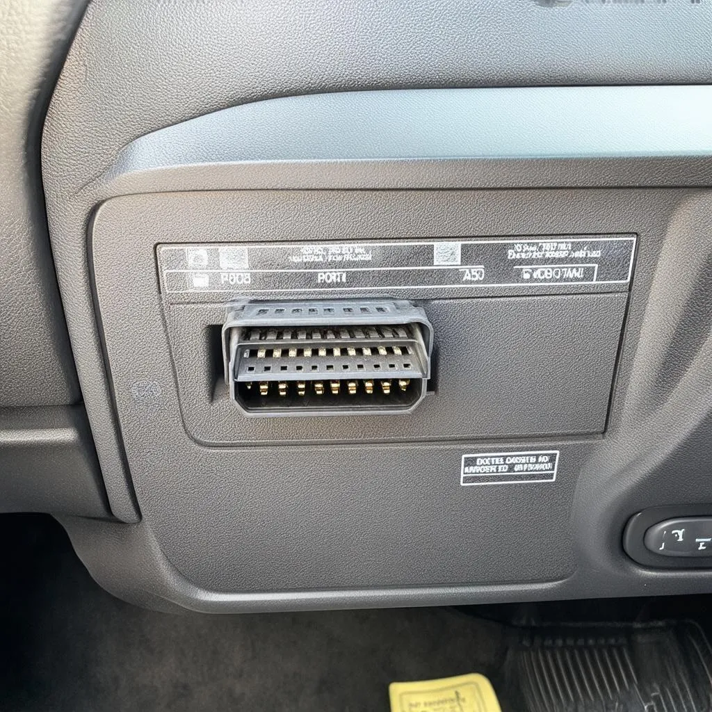 Diagram of 1998 Ford F150 OBD Port