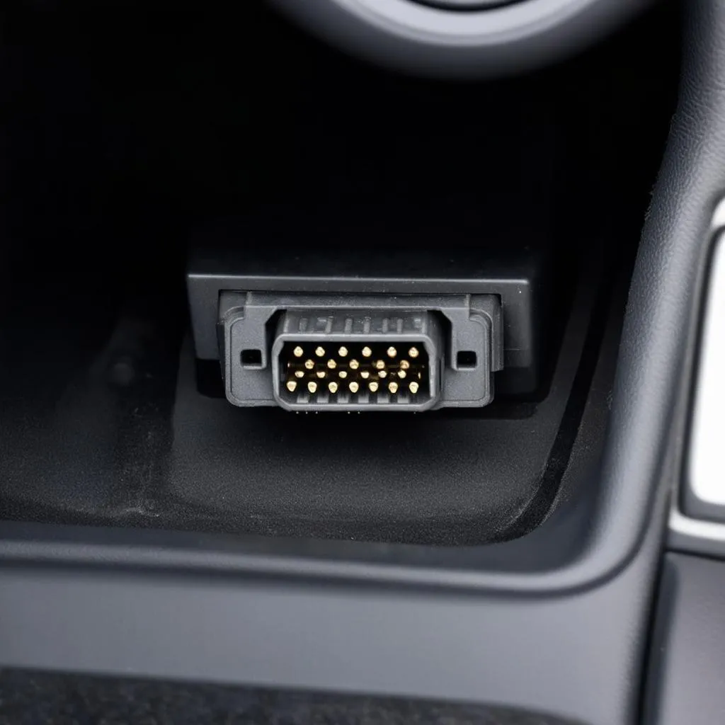 OBD Port Inside the Car