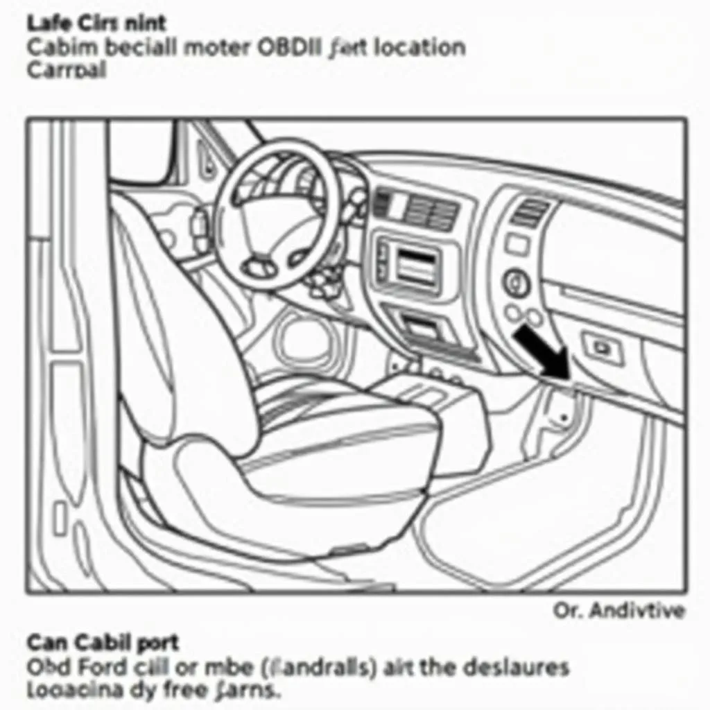 OBD Port Location Diagram