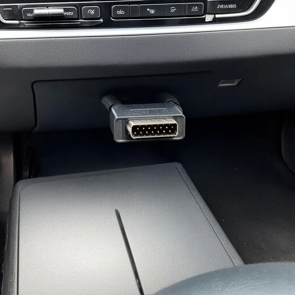 OBD Port Location Under Dashboard