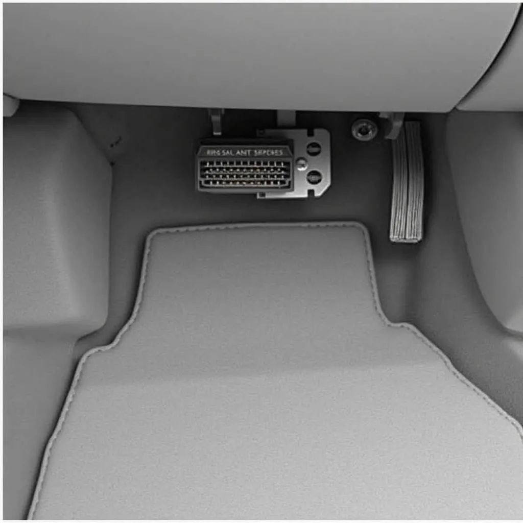 OBD Port Location on a 2006 Saab 9-3