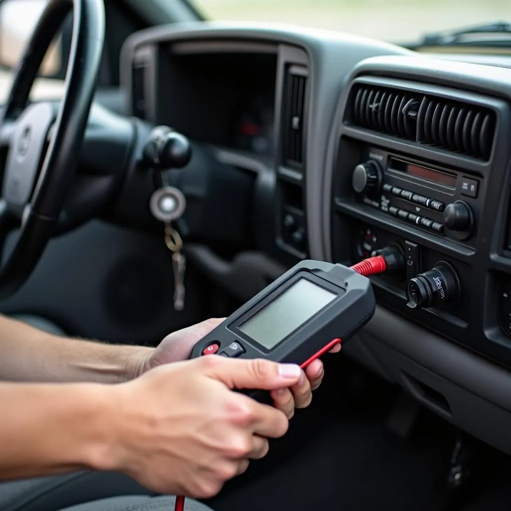 Using an OBD scanner to diagnose a 1995 Dodge Ram 1500