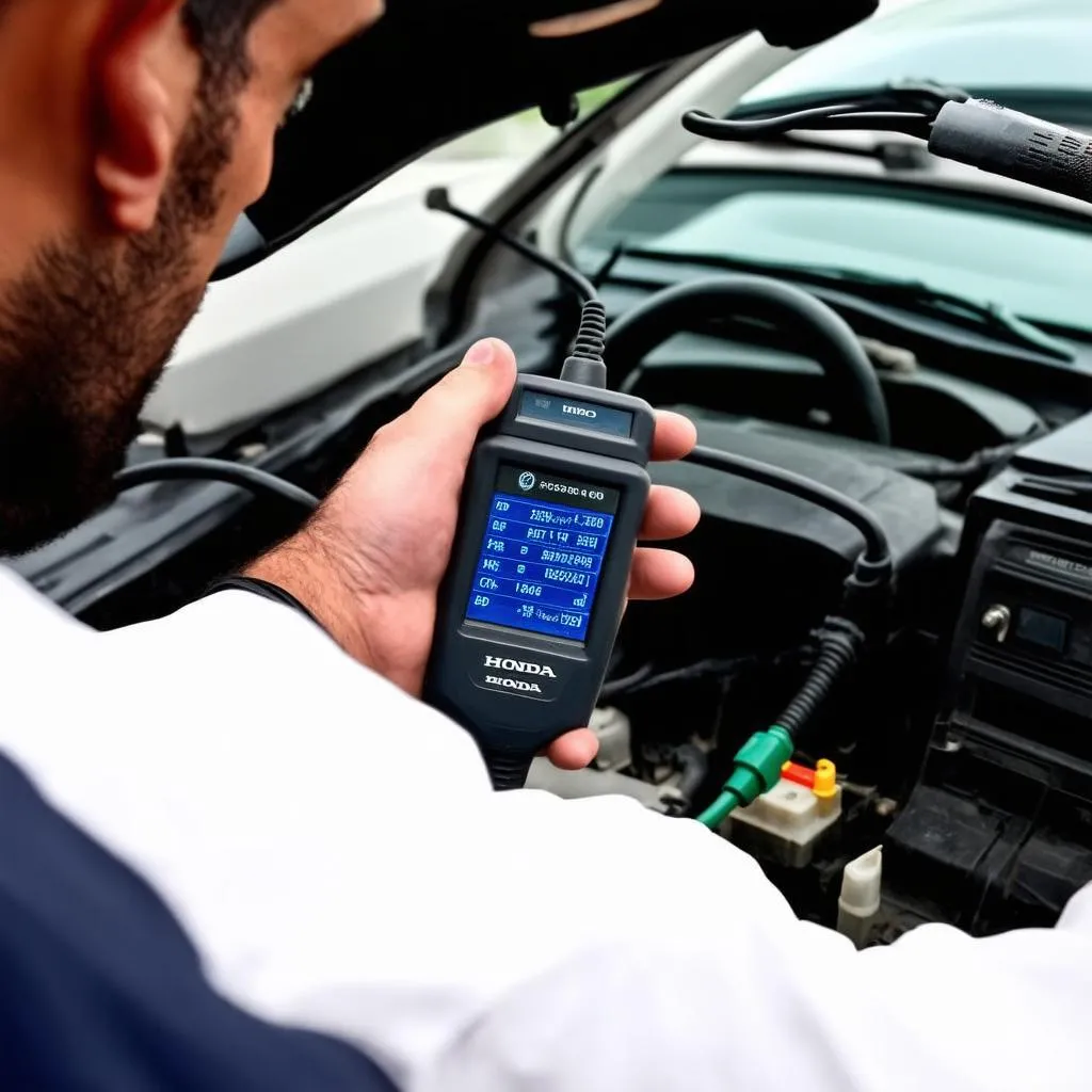 Using an OBD Scanner on a Honda Civic