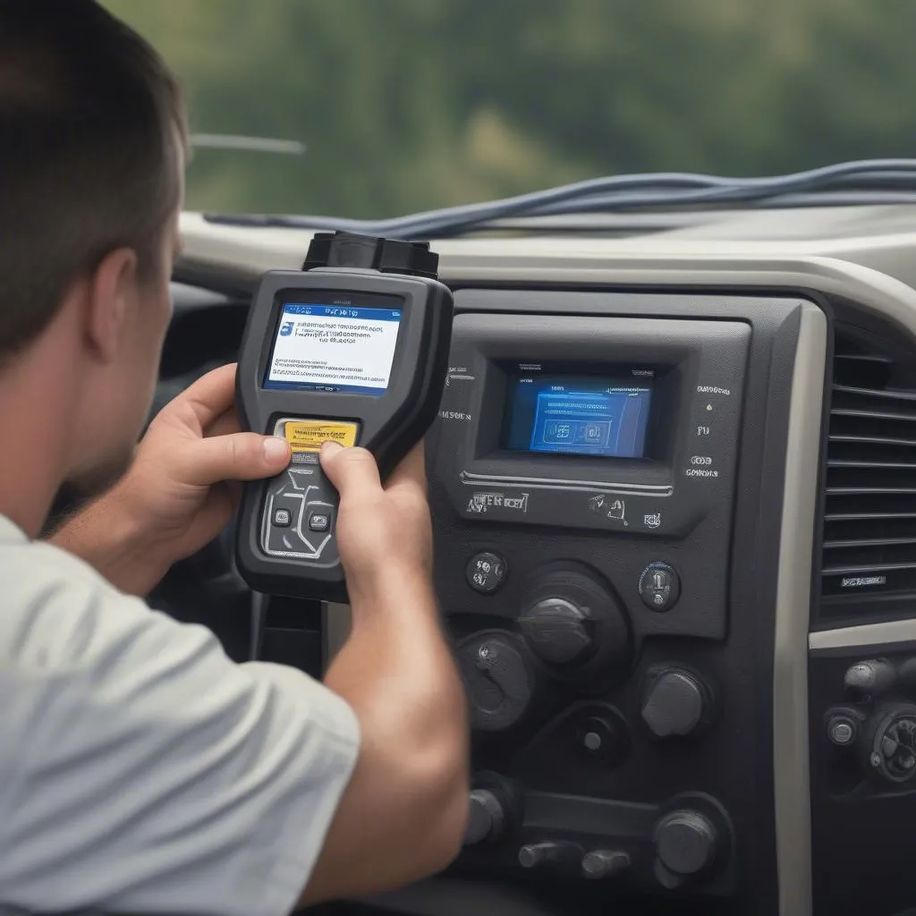 Using an OBD Scanner on a Ford F450