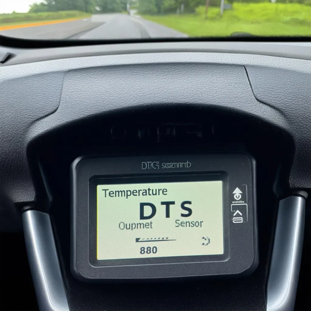 OBD Scanner Reading DTC