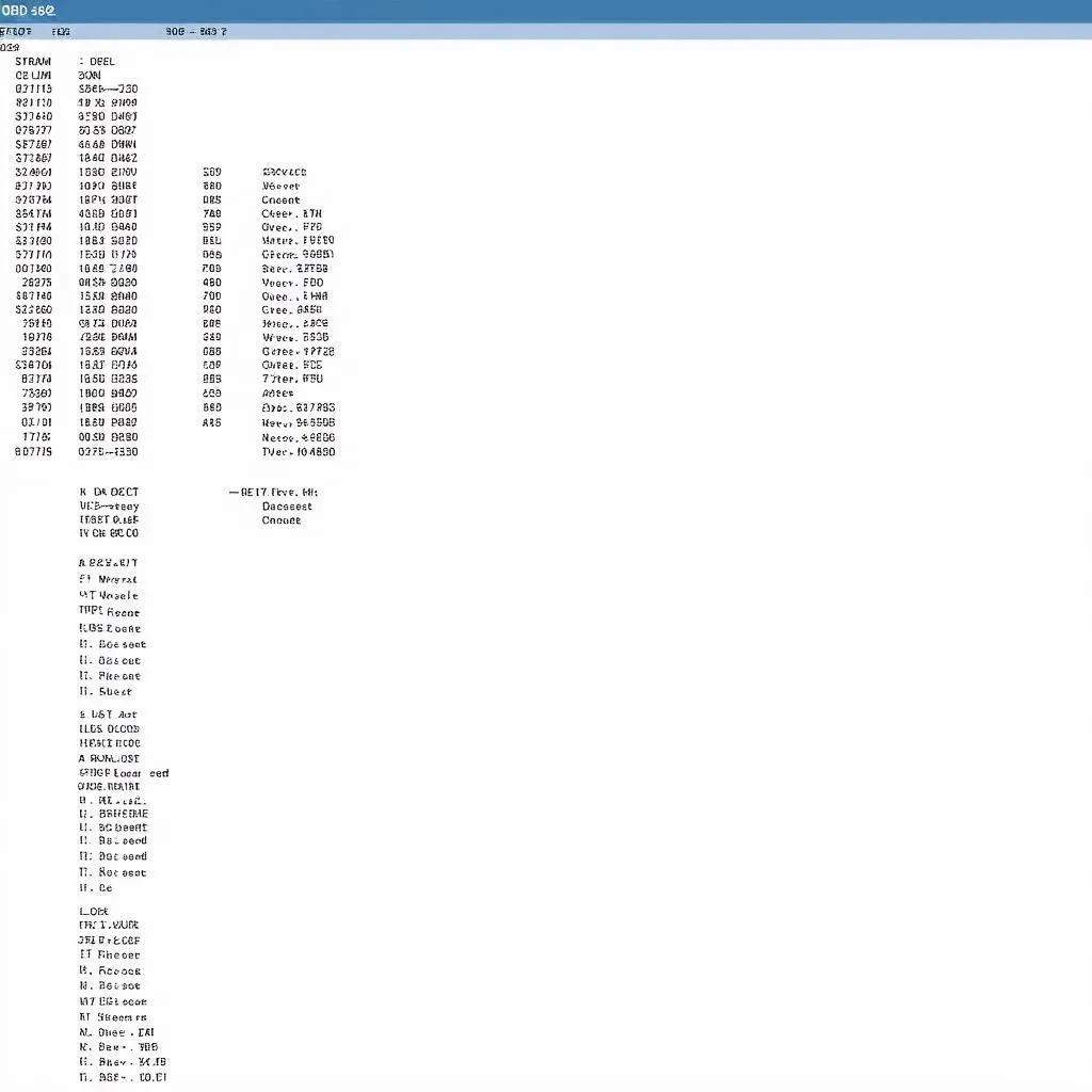 obd stream data