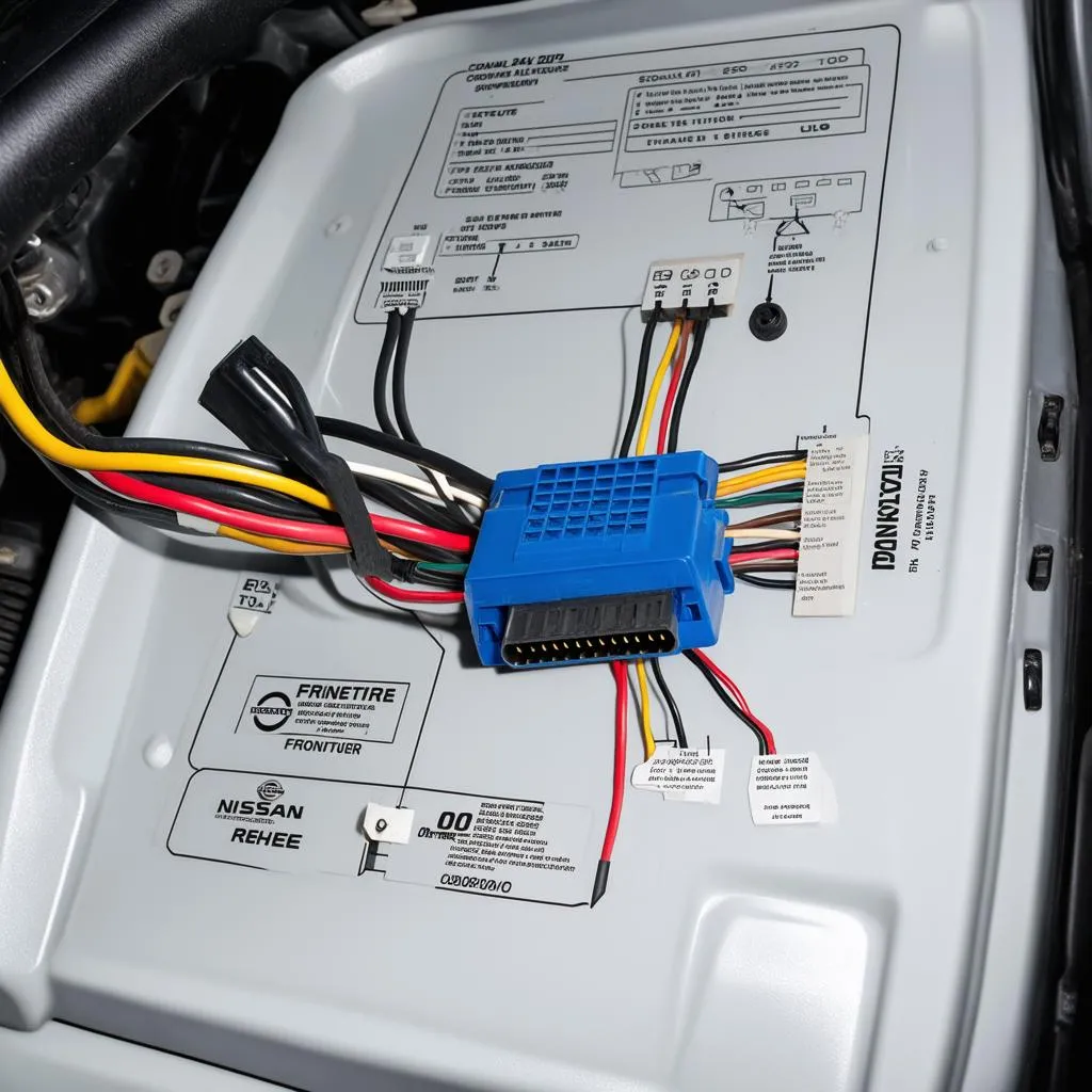 OBD Wiring Diagram for a 2004 Nissan Frontier V6