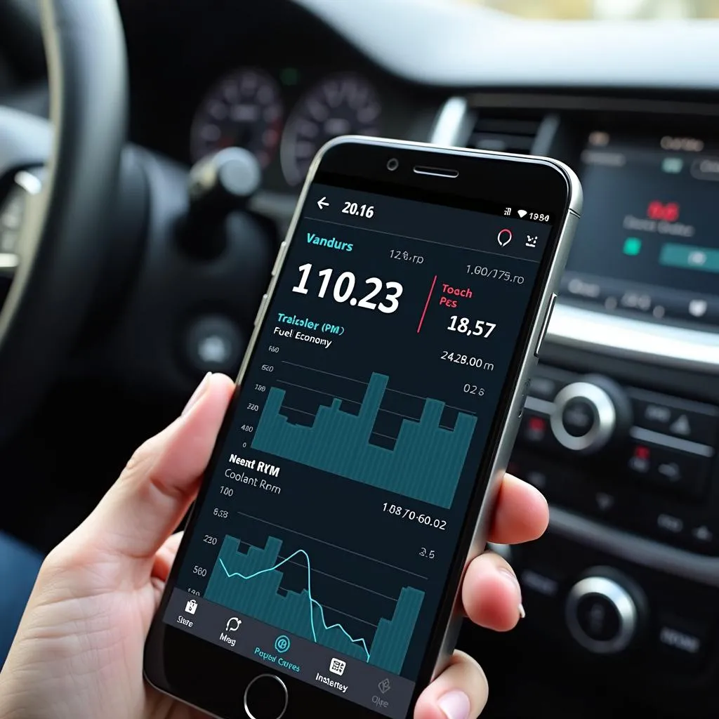 OBD2 Bluetooth App Dashboard