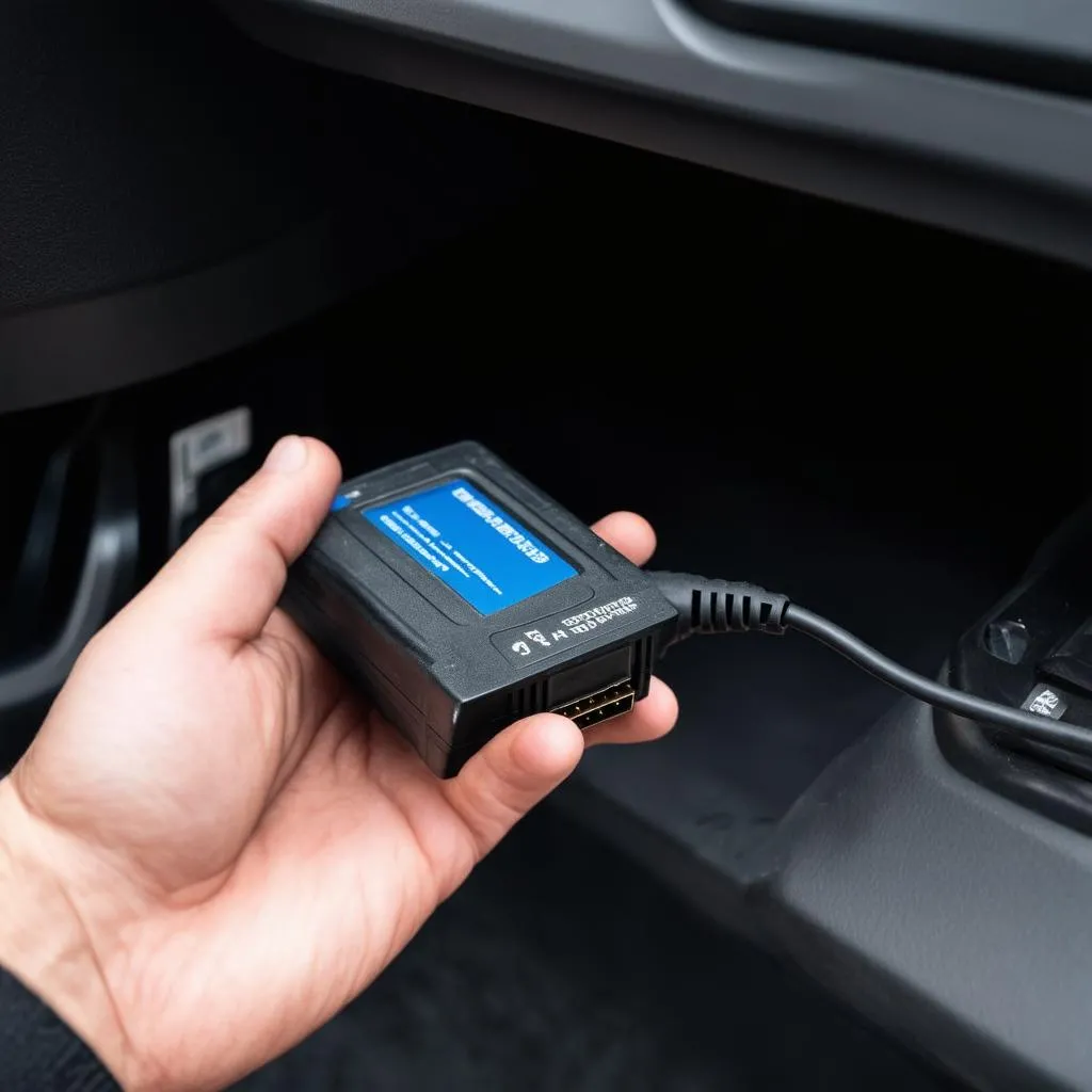 OBD-II Scanner in Car