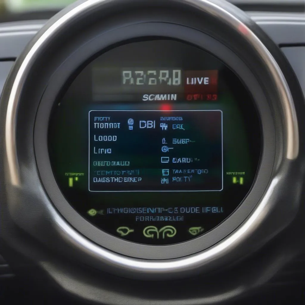 OBD2 Scanner Display Information