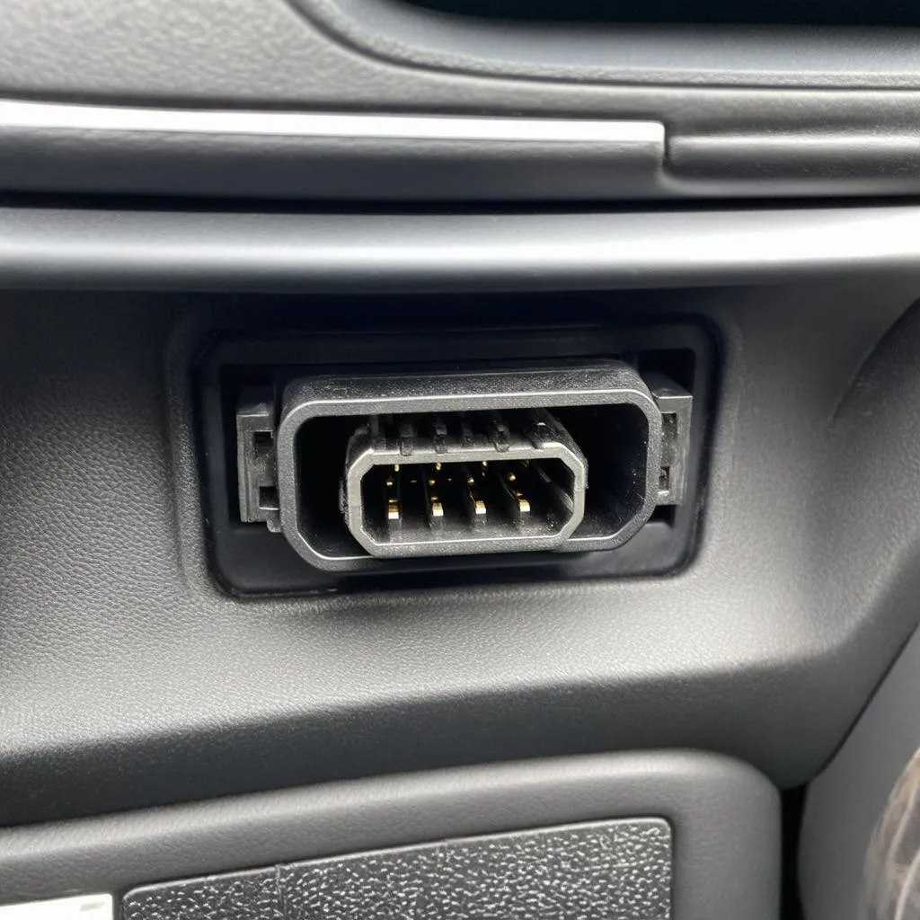 OBD Port on a Lexus LS400