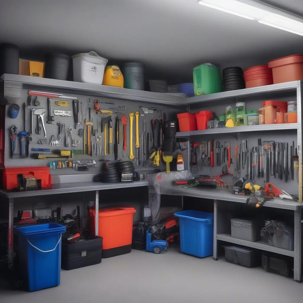 Perfectly Organized Garage