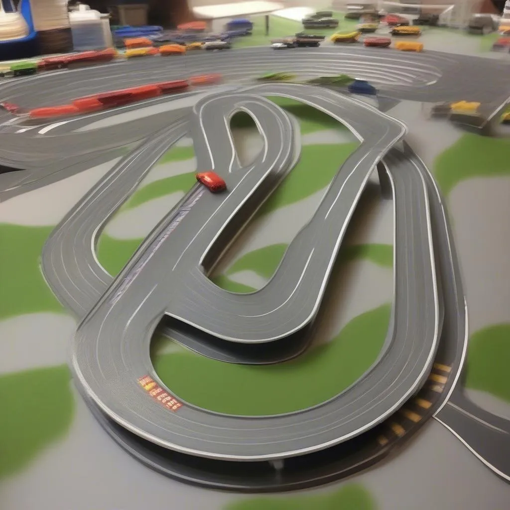 Slot car track