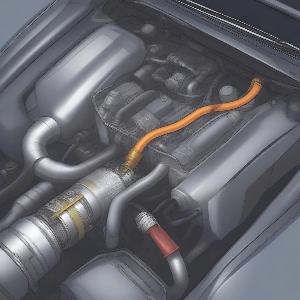 Oxygen Sensor Illustration