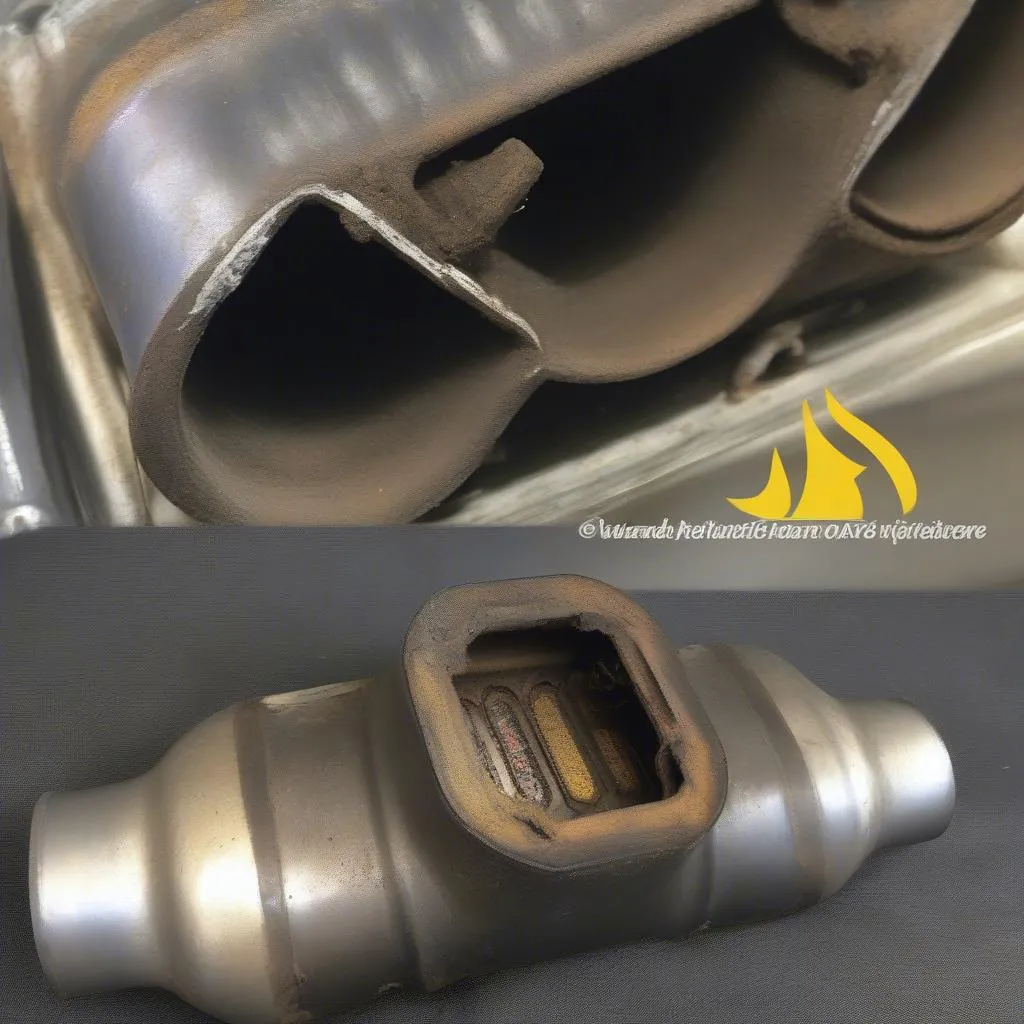 Damaged Catalytic Converter: A P0420 OBD Code Problem