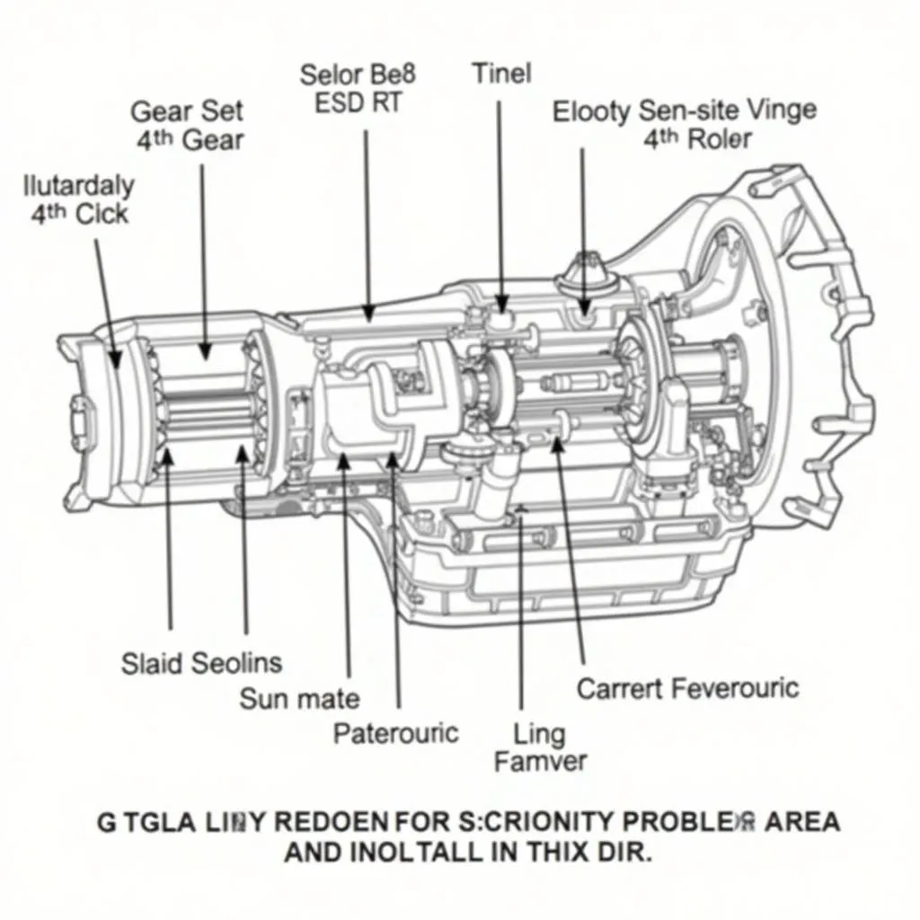 Transmission Diagram Showing Potential Problem Areas