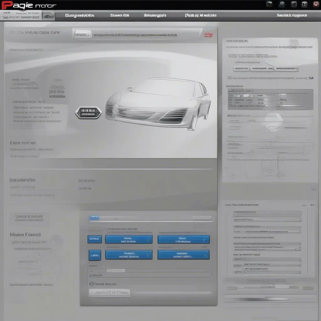 Paige Motor Car Diagnostics Interface