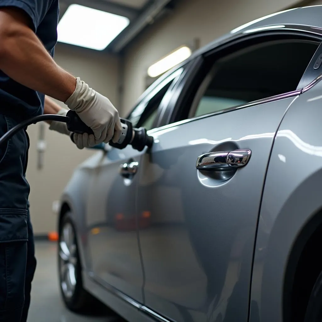 Paintless Dent Repair Process