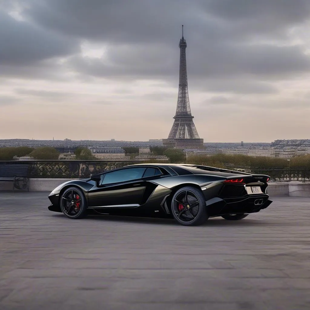 Exotic car rental in Paris