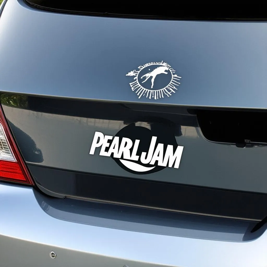 Pearl Jam Custom Car Decal