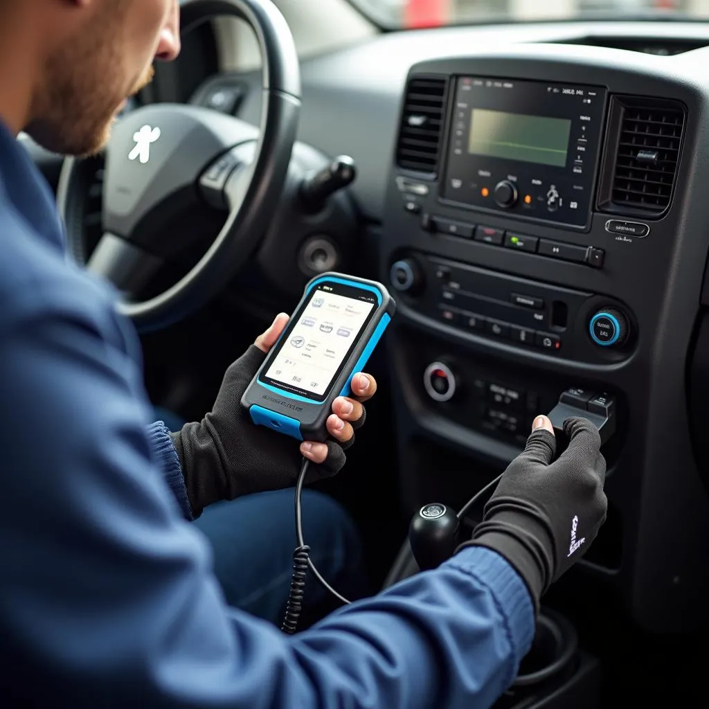 Using an OBD2 Scanner with a Peugeot Partner 2017