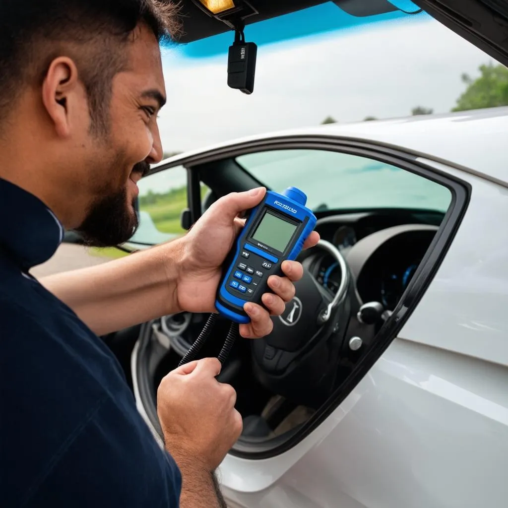 Prius Owner Checking OBD