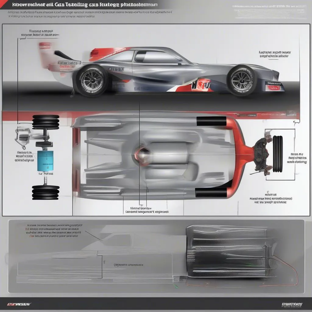 Race car gas tank placement for optimal weight distribution