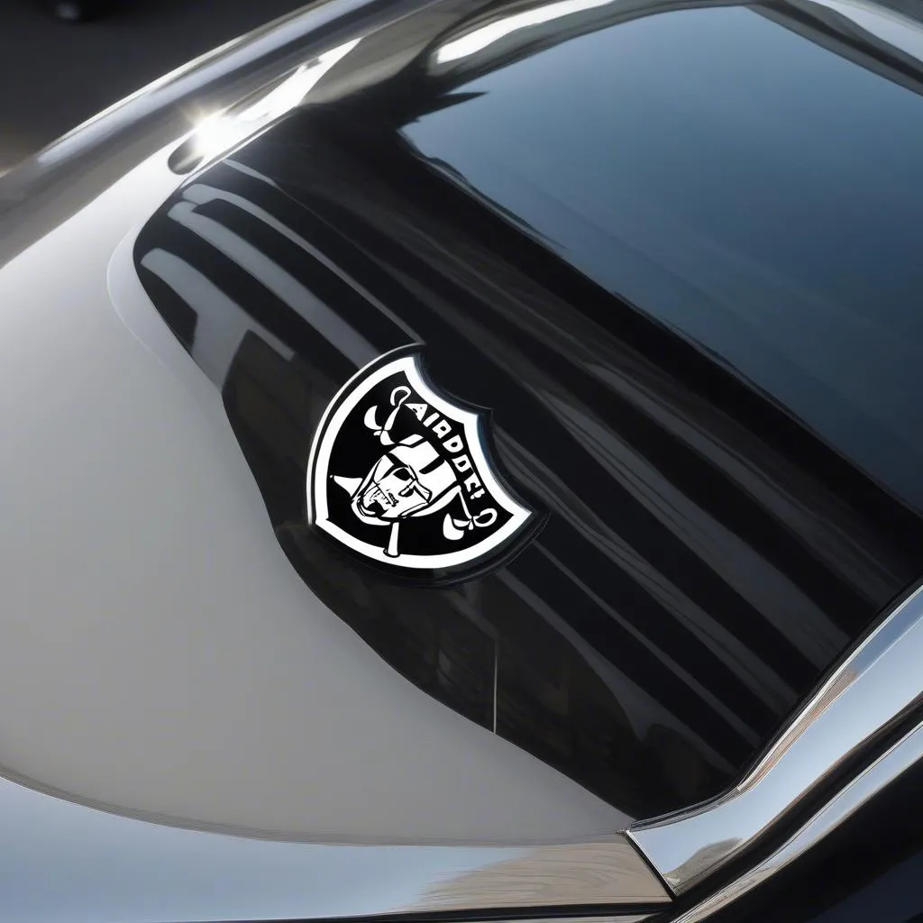 Oakland Raiders car decal