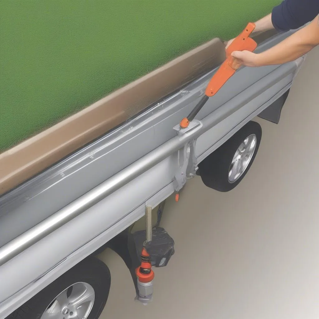 Installing a Rain Gutter Car Rack