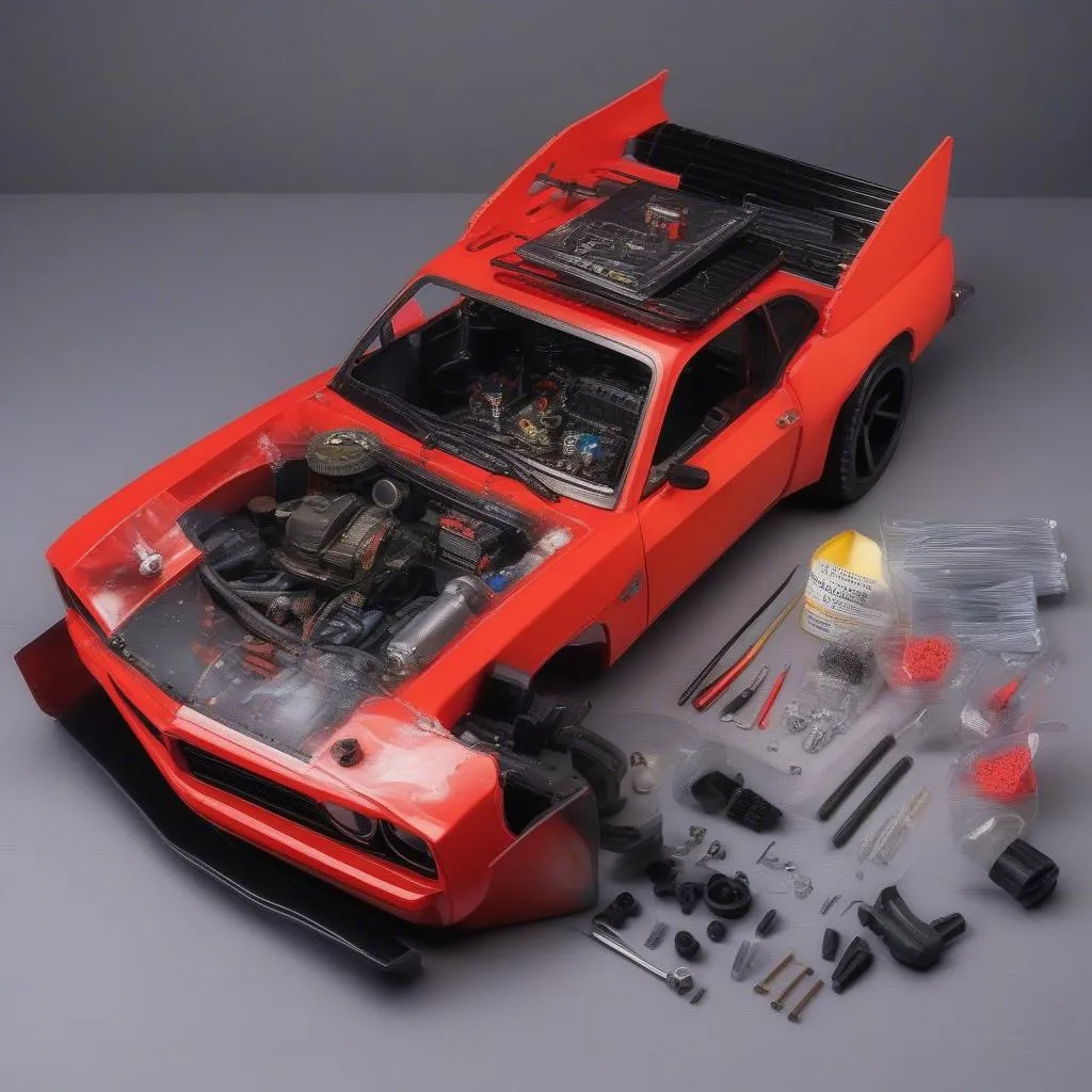 RC Car Hellcat Customization