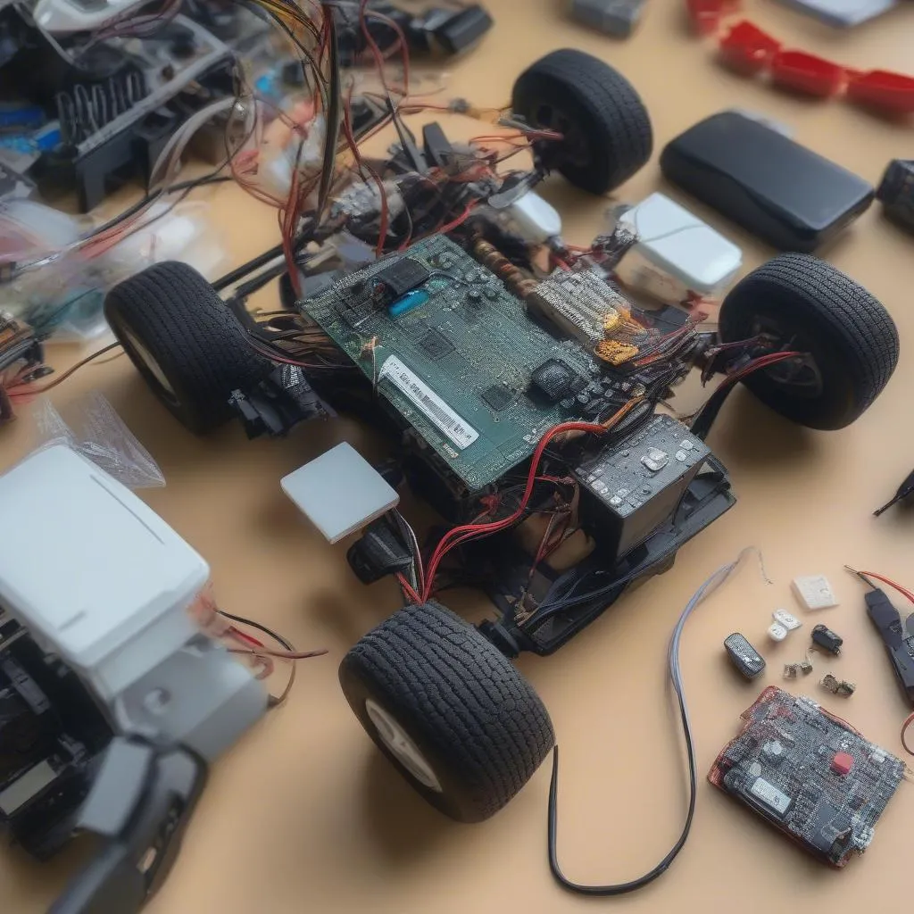 Robot car components