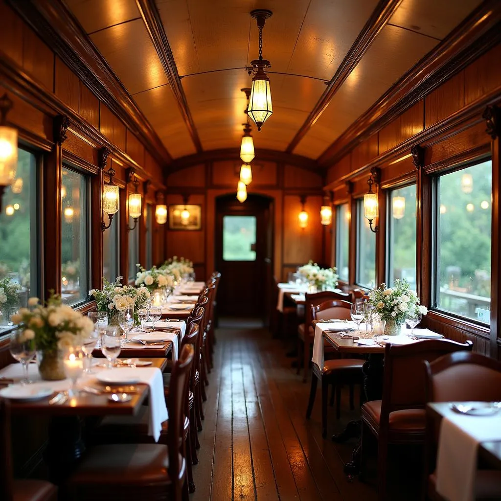 Restored Train Car Transformed into Event Space