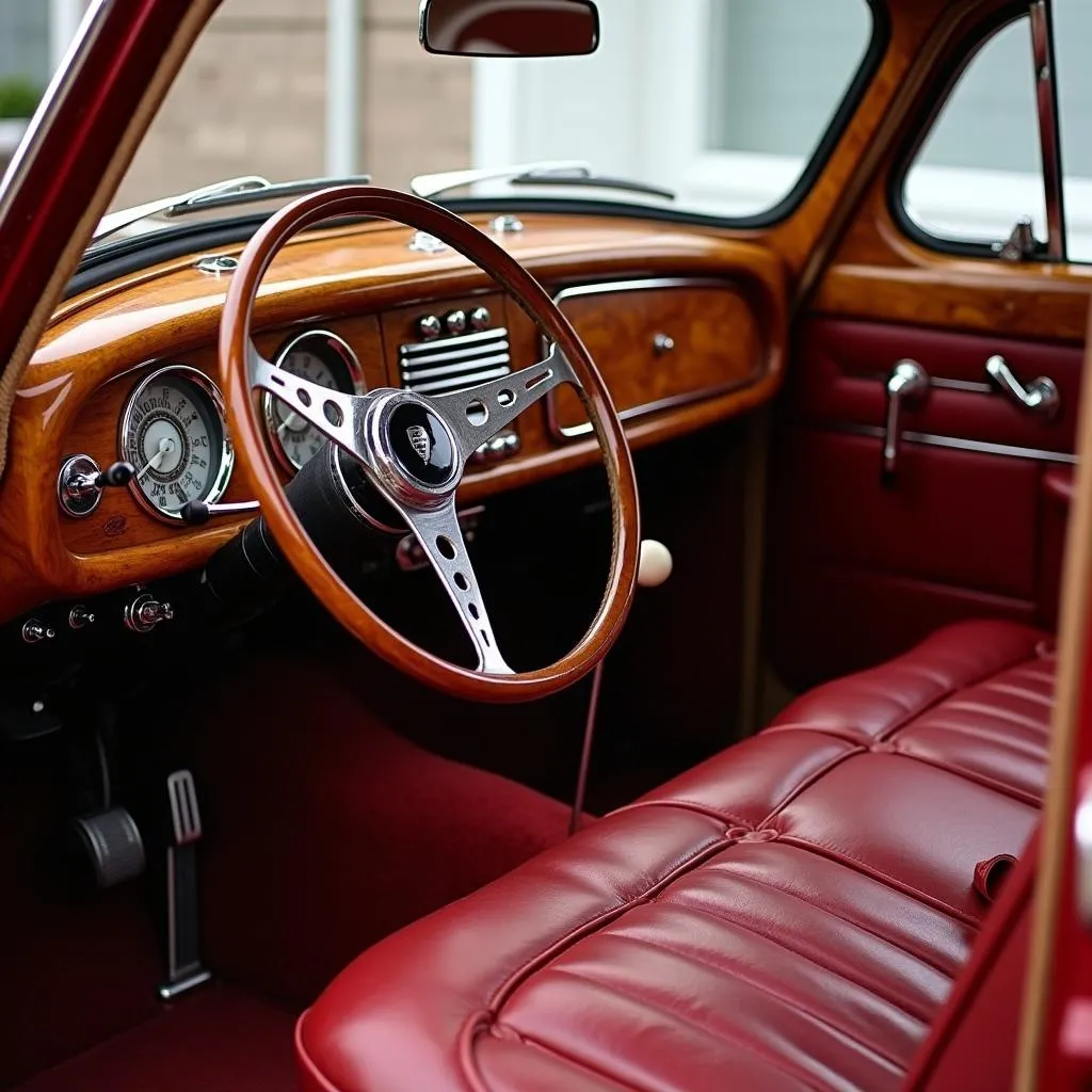 Restored Woodie Interior