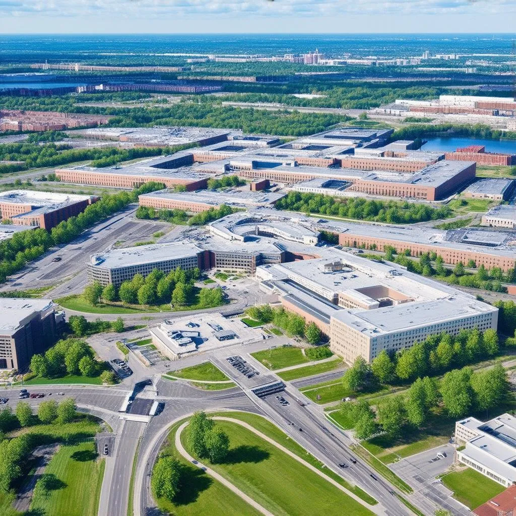 Aerial View of Ottawa Riverview Health Care Campus