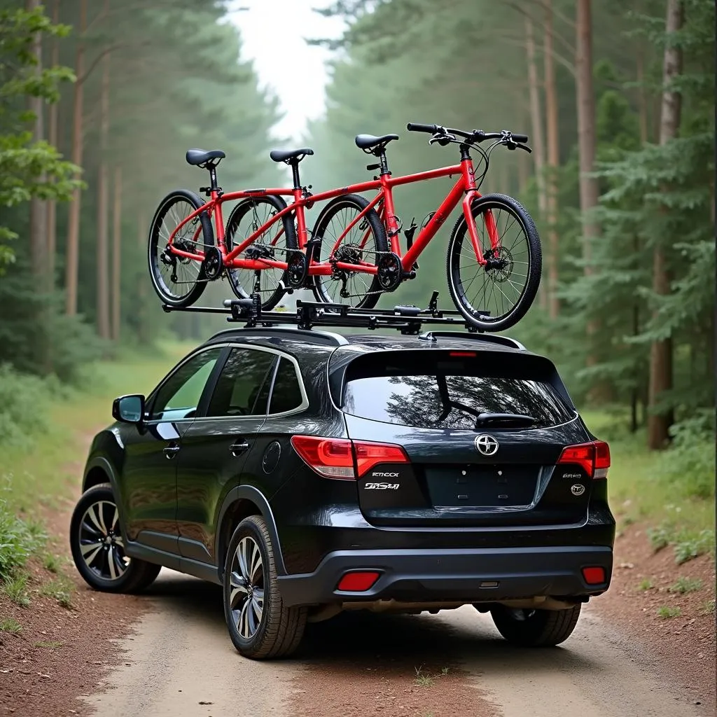 Roof Mounted Tandem Bike Rack