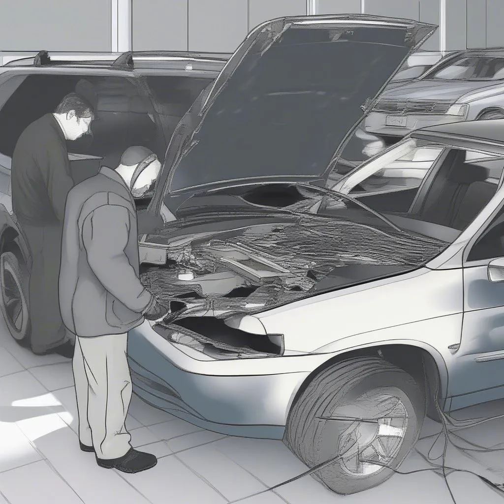 Car accident on Route 9: Expert diagnostics for European vehicles