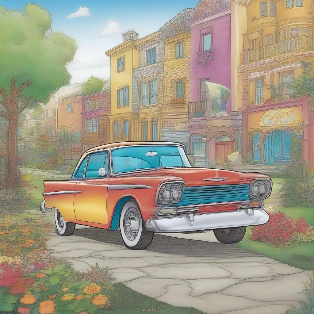 Sally Cars Coloring Book Amazon