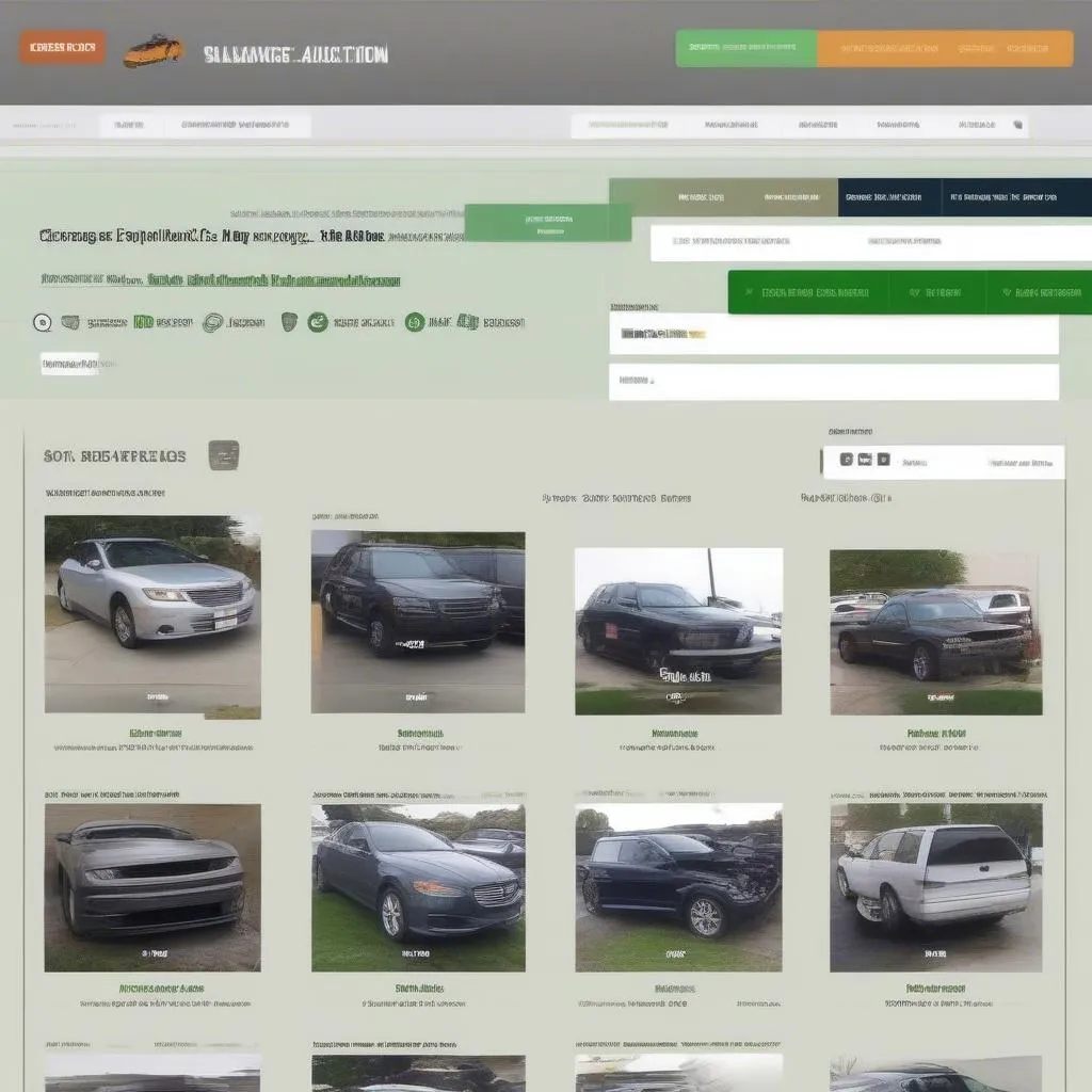 Salvage Title Cars Online Auction