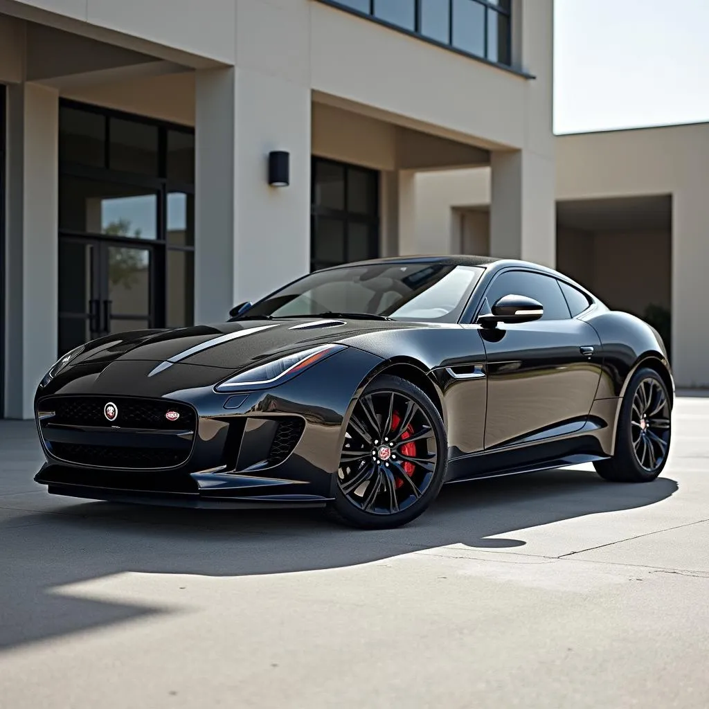 Jaguar F-Type in Santorini Black