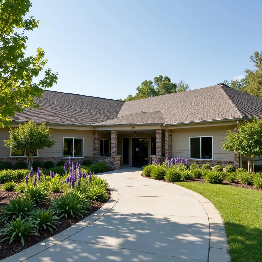 Modern Senior Care Facility Exterior