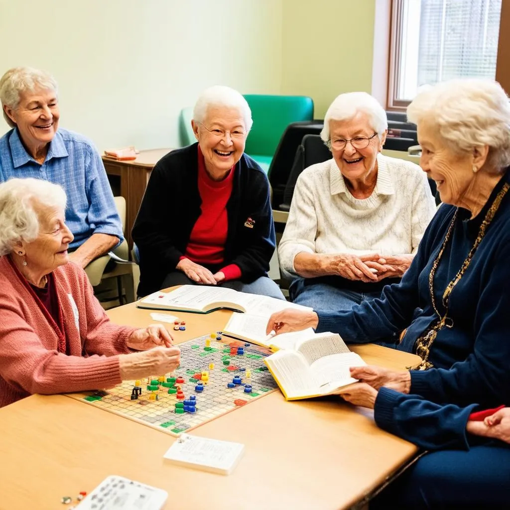 Senior Day Care Center Activity Room