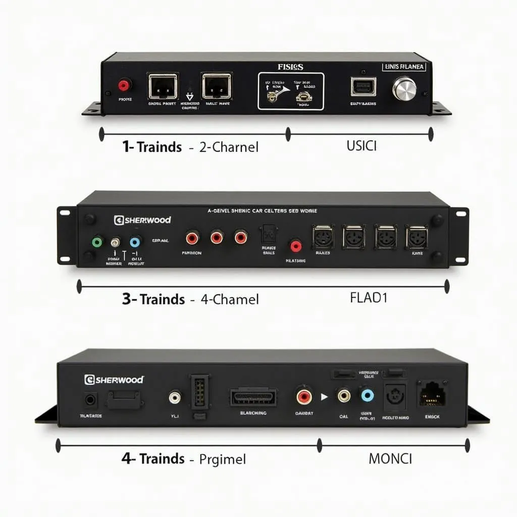 Sherwood car amplifier types